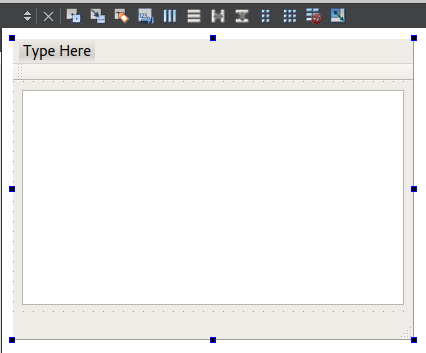 Modo de edición de widgets para crear el diseño