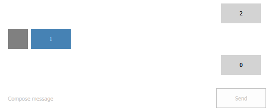 Los márgenes de la vista de lista se alinean con el campo de redacción de mensajes inferior