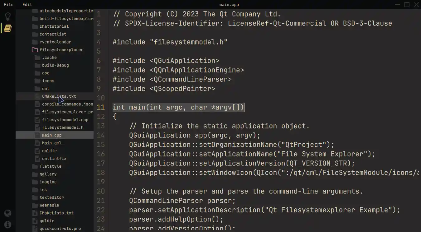 Un explorador de archivos