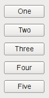 Cinco botones en disposición vertical
