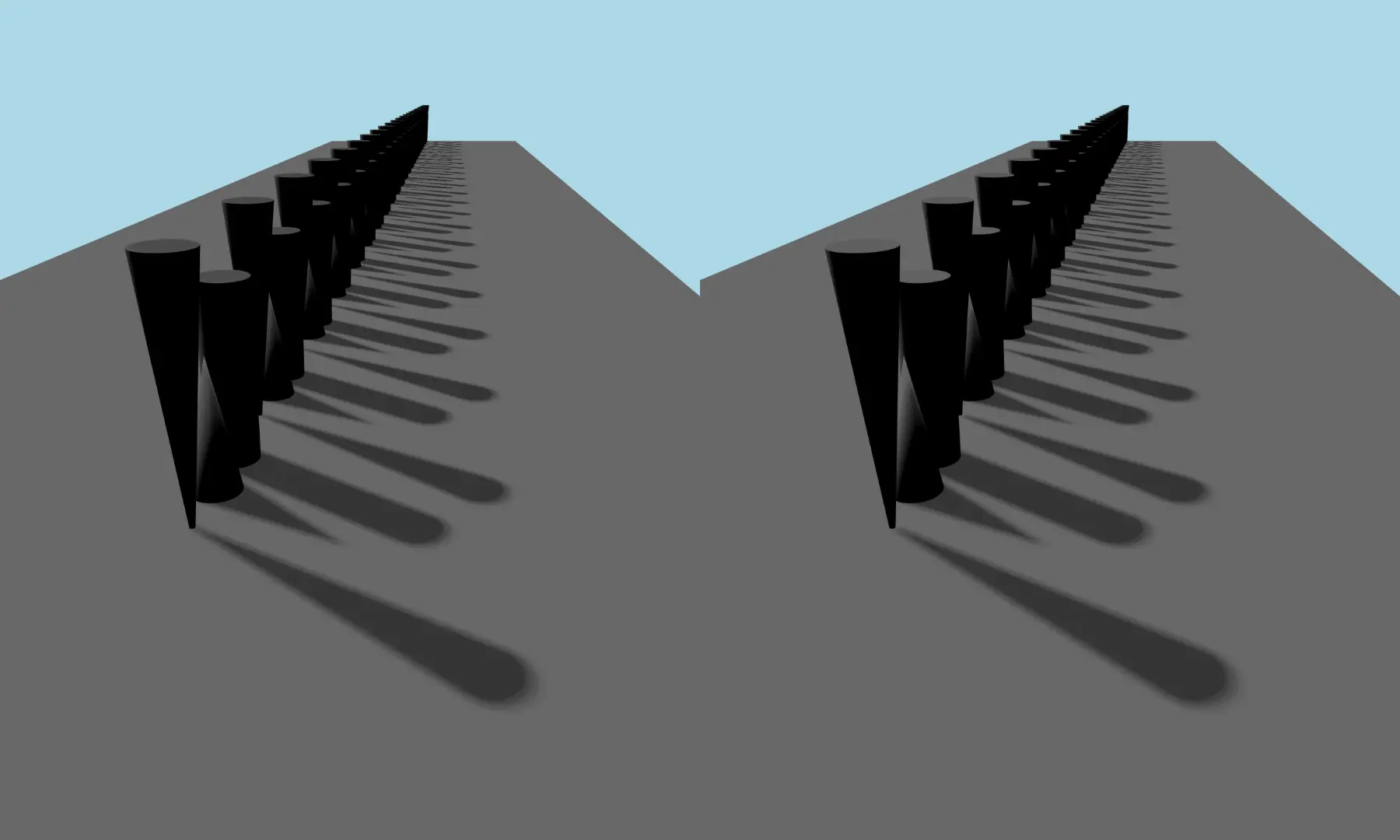 Comparación de los efectos del ajuste del sesgo de sombra