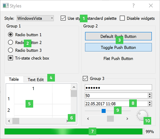 Estilo Windows Vista