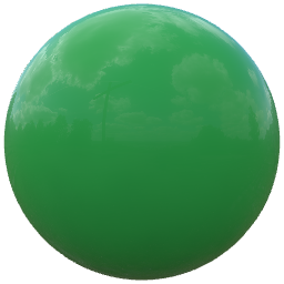 Sphère lisse avec éclairage de l'environnement basé sur l'image