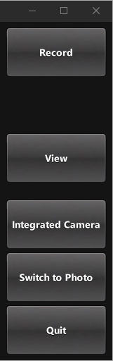 Panneau de contrôle de la capture vidéo Panneau de contrôle de la capture vidéo