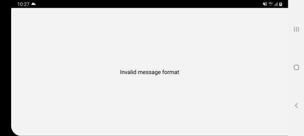URL annotée Vue des données de l'étiquette NFC