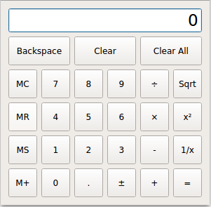 Application de base de la calculatrice Application de base de la calculatrice