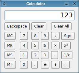 Calculatrice avec boutons mal alignés Calculatrice avec boutons mal alignés