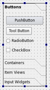 Capture d'écran montrant une boîte à outils dans un conteneur