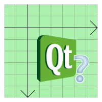 Pixmap du logo Qt dessiné près de l'origine