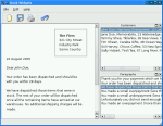 Application montrant divers widgets dans une fenêtre principale