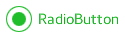 Bouton radio personnalisé dans l'état sélectionné