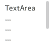 Zone de texte défilant avec barres de défilement