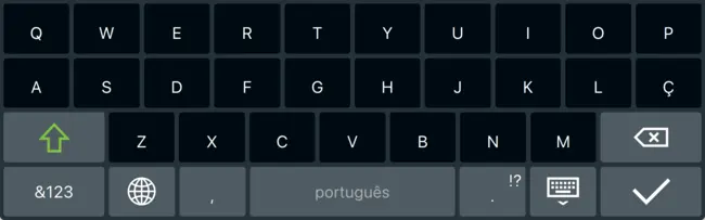 Capture d'écran de la mise en page portugaise (Brésil)