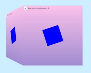 Cube texturé avec du contenu 2D