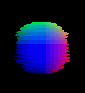 Animation montrant le basculement de l'éclairage entre ombré et non ombré