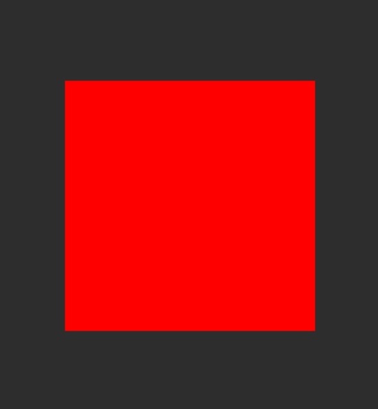 Illustration d'un carré rouge