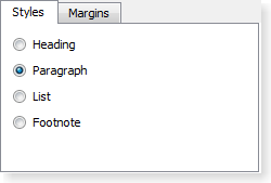 Widgets d'onglets de style Windows