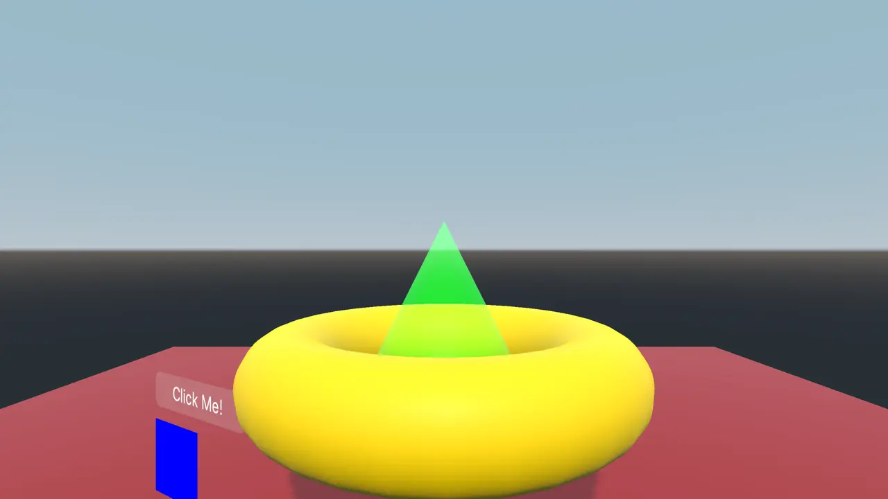 A 3D scene rendered using custom user passes