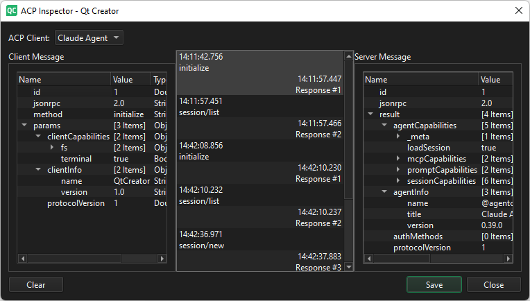 Dijalog ACP Client Inspector