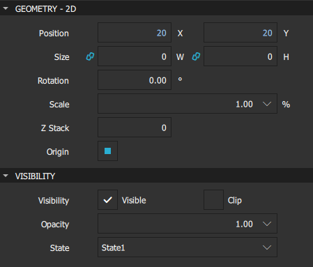 Explicitly set properties.