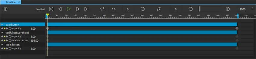 A timeline with tracks.