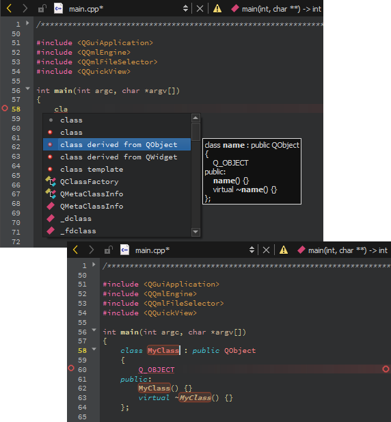 C++コード・スニペット
