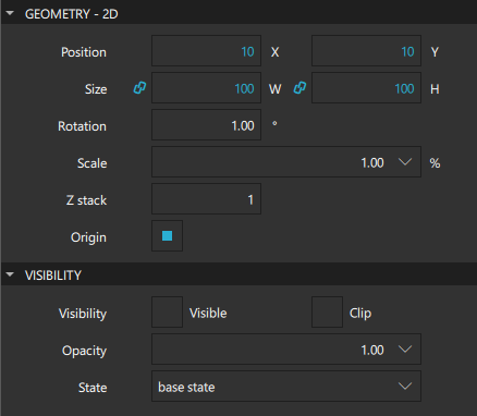 プロパティを明示的に設定する。