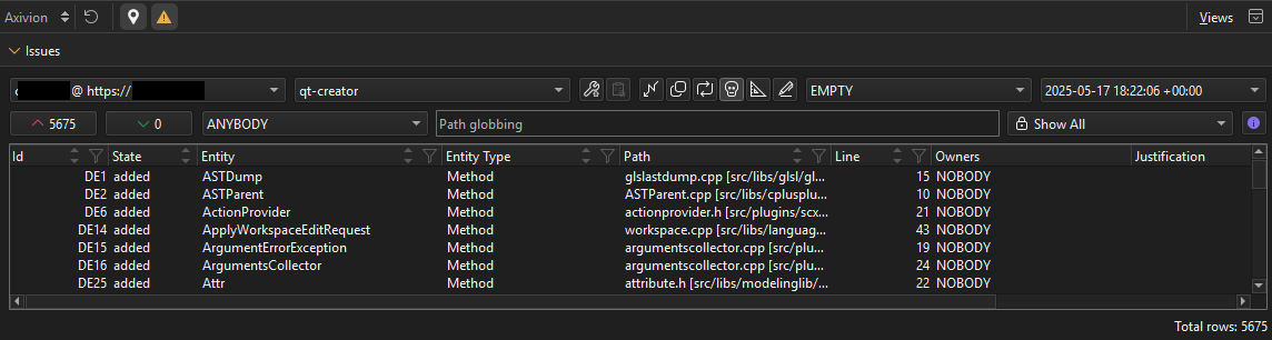 Axivionビューの問題点