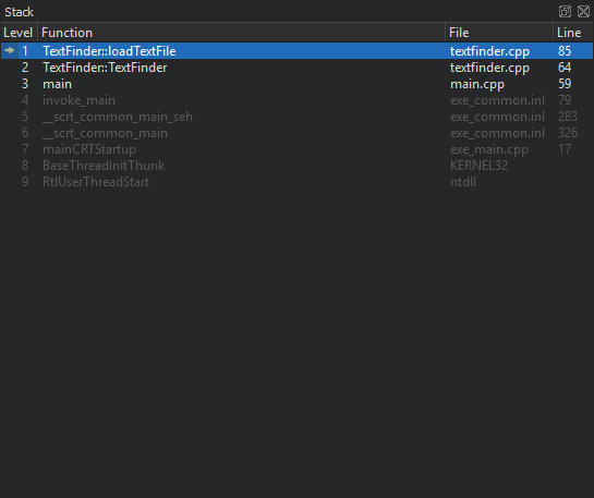 スタックビュー