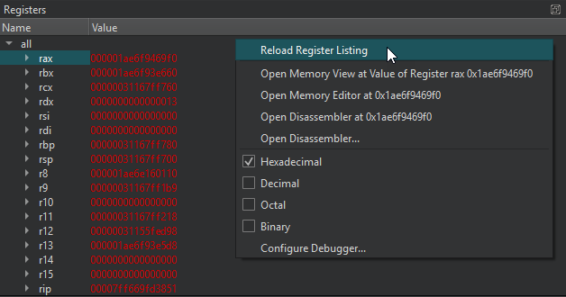 レジスタビュー