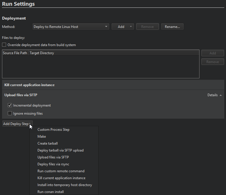 リモートLinuxデバイスへの展開