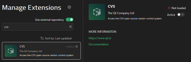 拡張機能モードでロードされていない拡張機能