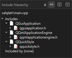 階層ビューを含む