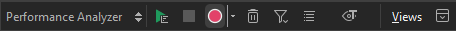 パフォーマンス・アナライザー・ツールバー