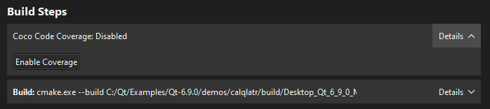 ビルドステップからコードカバレッジを設定する