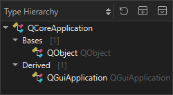 タイプ階層ビュー