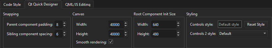 Qt Quick Designerの環境設定。