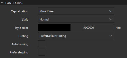 フォント・エクストラ・セクション