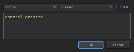 ステート・ビューのバインディング・エディター。