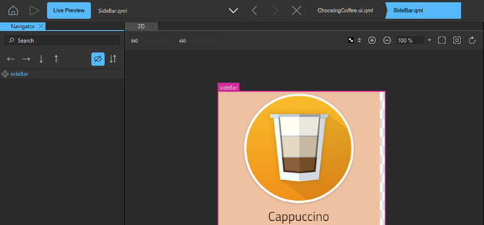 빵 부스러기로서의 컴포넌트 계층 구조.