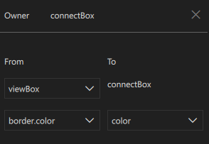 바인딩 편집기입니다.
