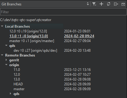 Git 브랜치 보기