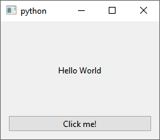 작은 Qt Widgets 애플리케이션