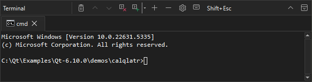 터미널 창 터미널 창