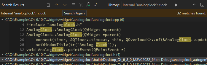 검색 결과에서 일치하는 항목 찾기