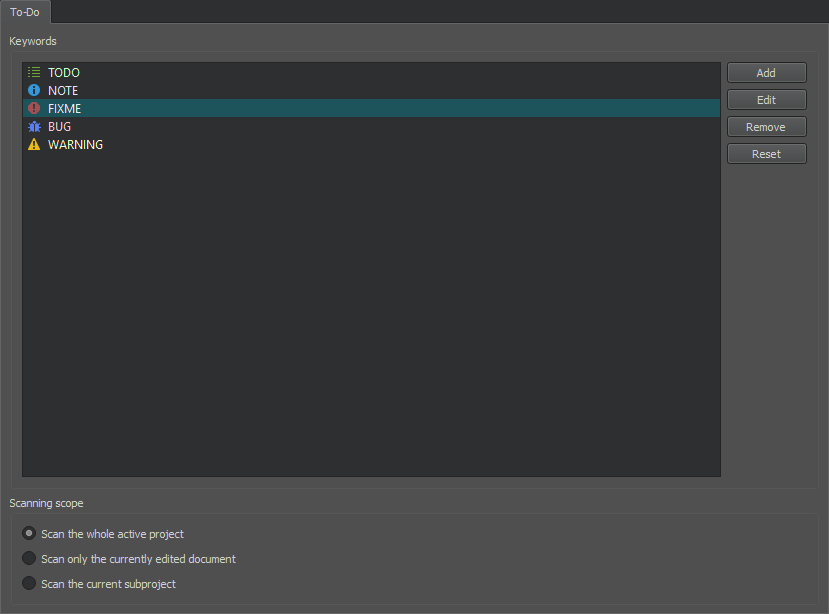 할 일 환경설정