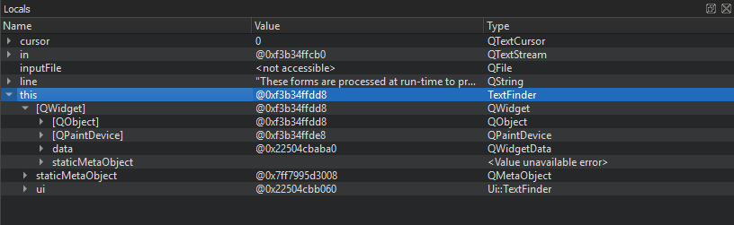 클래스의 기본 클래스 및 데이터 멤버 보기