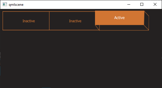 按钮预览作为屏幕的一部分。