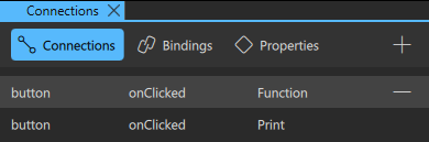 连接 "视图中的 "连接 "选项卡。