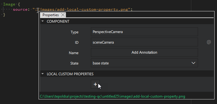 预览 QML 文件中的图像